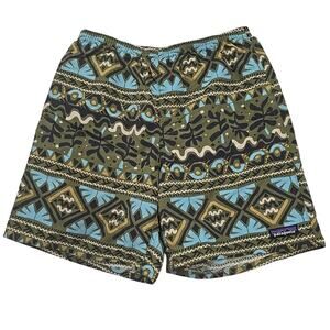 Patagonia Men's Baggies Mangrove Tiki 7" Swim Trunks Size Small Swimsuit Shorts